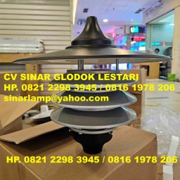 Lampu Jalan Pedestrian Taman Trotoar GL Topi Kerucut